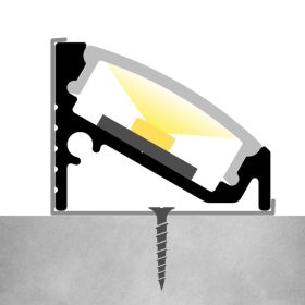 Felfogató elem ALP206 alumínium LED sarok profilhoz