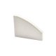 Bal Oldali Végzáró ALP206W sarok LED profilhoz - Fehér