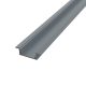 Modern grafit szürke színű süllyeszthető alumínium LED profil bútorokba és fába
