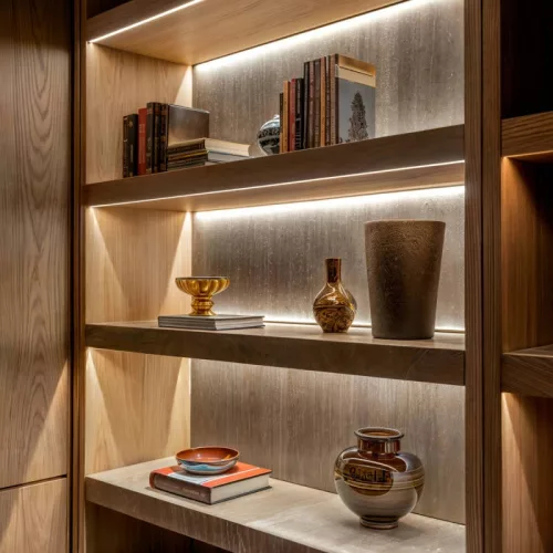 Beépíthető alumínium LED profil LED szalaghoz fehér, opál burával 2m