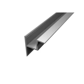   Homlokzatvilágító LED profil álmennyezethez (35.5x45mm) eloxált alumínium opál fedővel