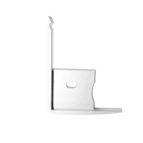 Fehér lyukas végzáró ALP307W alumínium LED profilhoz