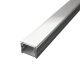 Burkolatváltó LED profil lépésálló opál fedővel, eloxált alumínium (16x12.7mm) F6