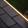 Burkolatváltó LED profil lépésálló opál fedővel, eloxált alumínium (16x12.7mm) F6