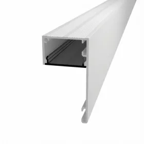   DECO LINE Karnistakaró LED Profil és Mennyezeti Rejtett Világítás, Fehér, Opál Fedővel (2 méter)