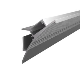 WALL ELEGANT falba glettelhető alumínium LED profil 2 méteres hosszban, festhető felülettel rejtett világításhoz