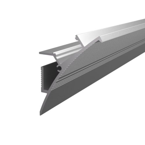 WALL ELEGANT falba glettelhető alumínium LED profil 2 méteres hosszban, festhető felülettel rejtett világításhoz