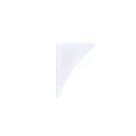 Fehér színű Balos végzáró elem WALL ELEGANT LED profilhoz