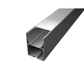   Függesztett LED lámpa alumínium profil opál fedővel 2 méter