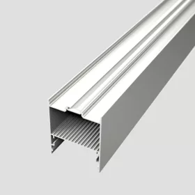   Fehér Függesztett Alumínium LED Profil – Kétirányú Világítás, Rejtett Tápegységgel (2m)