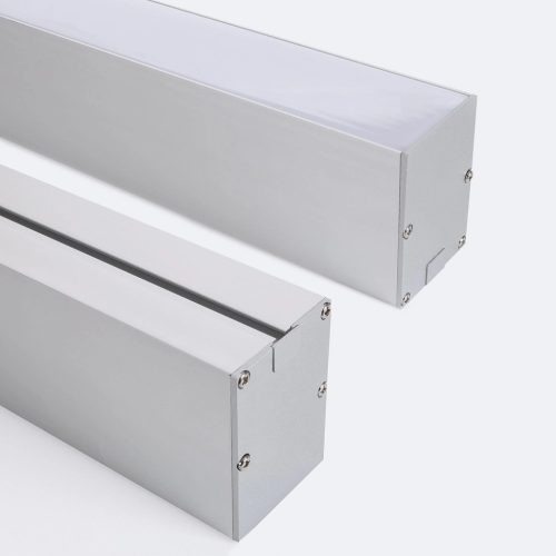 Függesztett LED lámpa alumínium profil opál fedővel 2 méter