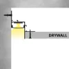 Nappali erős fővilágítással, WALL-GLOW FULL széles profillal és dupla LED szalaggal kialakítva, fehér színű