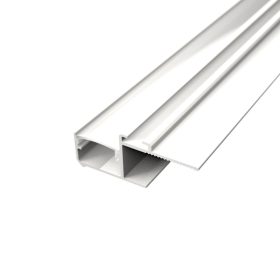 CEIL-GLOW gipszkarton profil metszeti rajza: a fény felfelé irányul a mennyezetre