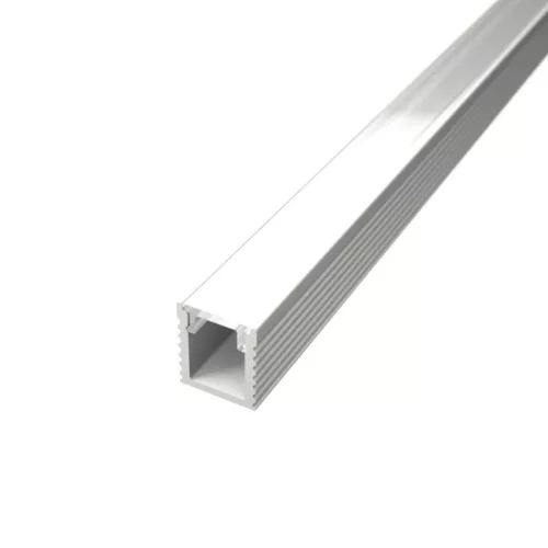 Ultravékony 2 méteres slim fehér alumínium LED profil 5mm-es szalaghoz