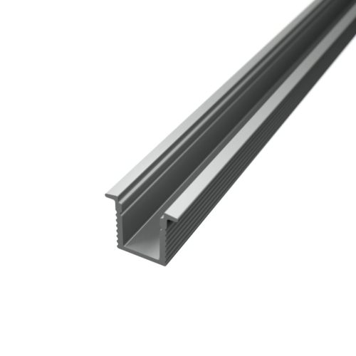 2 méteres SLIM (vékony) beépíthető alumínium LED profil bútorokba és gipszkartonba süllyesztéshez
