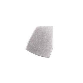 Ezüst színű Balos végzáró elem GLASS SHELF LED profilhoz