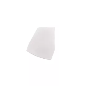 Fehér színű Balos végzáró elem GLASS SHELF LED profilhoz