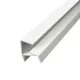 Fehér színű GLASS SHELF LED profil 8mm-es üvegpolcra szerelve