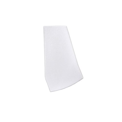 Fekete színű Jobbos végzáró elem WOODEN SHELF 18mm-es bútorlap LED profilhoz