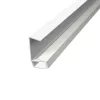 Fehér színű WOODEN SHELF LED profil 18mm-es fehér bútorlap élére szerelve