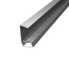 WOODEN SHELF alumínium LED profil 18mm-es fa polc élére szerelve, ezüst színben