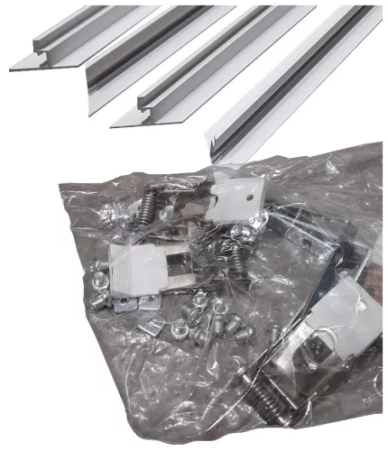 Fehér süllyeszthető beépítő keret 300x1200mm-es LED panelhez, gipszkarton álmennyezetbe