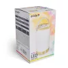 Hordozható fa mintás asztali lámpa RGB és fehér fény 17cm-Avide