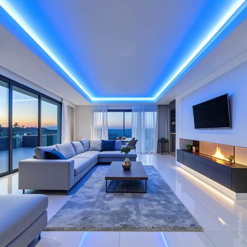 Prémium élethű CRI 90+ RGBW COB LED szalag extrém sűrűséggel (896 chip/m) és nagy teljesítménnyel (16W/m)