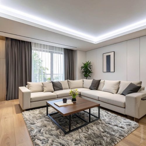 Prémium CRI 90+ RGBW COB LED szalag tiszta 6000K hideg fehér fénnyel és extrém sűrűséggel