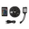 Avide kültéri RGB LED szalag szett 2 méter 5V USB IP65