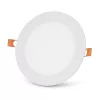 Kerek, 12W-os, alumínium LED beépíthető mennyezeti lámpa CCT kapcsolóval és IP44 védettséggel, modern konyhába