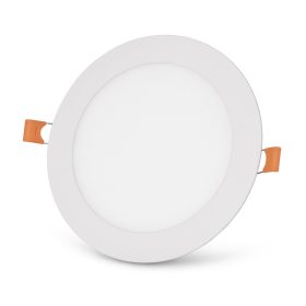 Kerek, 12W-os, alumínium LED beépíthető mennyezeti lámpa CCT kapcsolóval és IP44 védettséggel, modern konyhába