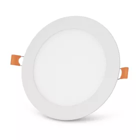 Kerek, 12W-os, alumínium LED beépíthető mennyezeti lámpa CCT kapcsolóval és IP44 védettséggel, modern konyhába
