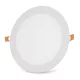 Kerek, 18W-os, alumínium LED beépíthető mennyezeti lámpa CCT kapcsolóval és IP44 védettséggel, modern konyhába