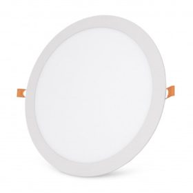 Kerek, 24W-os, alumínium LED beépíthető mennyezeti lámpa CCT kapcsolóval és IP44 védettséggel, modern konyhába