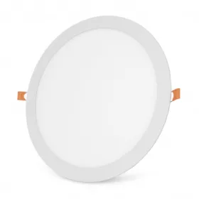 Kerek, 24W-os, alumínium LED beépíthető mennyezeti lámpa CCT kapcsolóval és IP44 védettséggel, modern konyhába