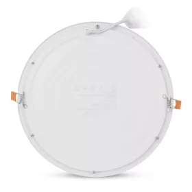 Kerek, 24W-os, alumínium LED beépíthető mennyezeti lámpa CCT kapcsolóval és IP44 védettséggel, modern konyhába