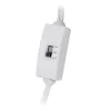 Kerek, 6W-os, alumínium LED beépíthető mennyezeti lámpa CCT kapcsolóval és IP44 védettséggel, modern konyhába