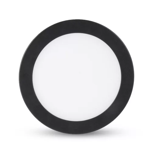 Avide LED Mennyezeti Lámpa 12W, CCT Kapcsolóval, Alumínium, IP44, Fekete