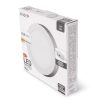 Avide LED Mennyezeti Lámpa 12W, CCT Kapcsolóval, Alumínium, IP44, Fehér
