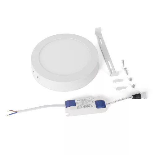 Avide LED Mennyezeti Lámpa 12W, CCT Kapcsolóval, Alumínium, IP44, Fehér