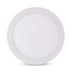 Avide LED Mennyezeti Lámpa 18W, CCT Kapcsolóval, Alumínium, IP44, Fehér