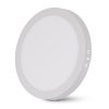 Avide LED Mennyezeti Lámpa 24W, CCT Kapcsolóval, Alumínium, IP44, Fehér