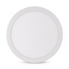 Avide LED Mennyezeti Lámpa 24W, CCT Kapcsolóval, Alumínium, IP44, Fehér