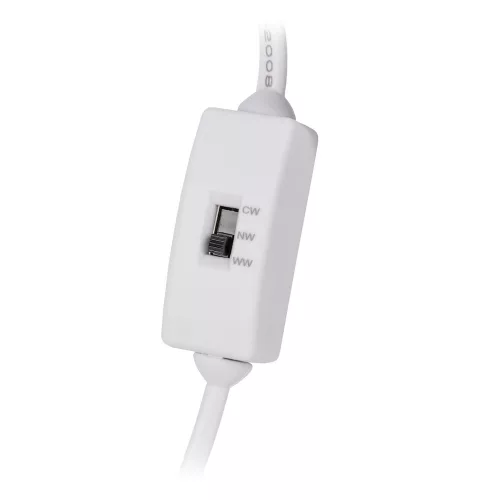 Avide LED Mennyezeti Lámpa 6W, CCT Kapcsolóval, Alumínium, IP44, Fekete