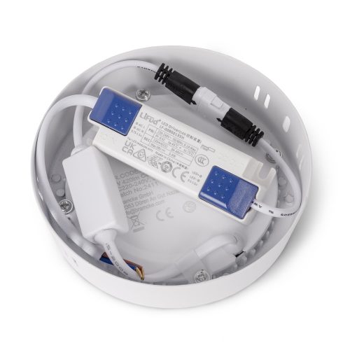 Avide LED Mennyezeti Lámpa 6W, CCT Kapcsolóval, Alumínium, IP44, Fehér