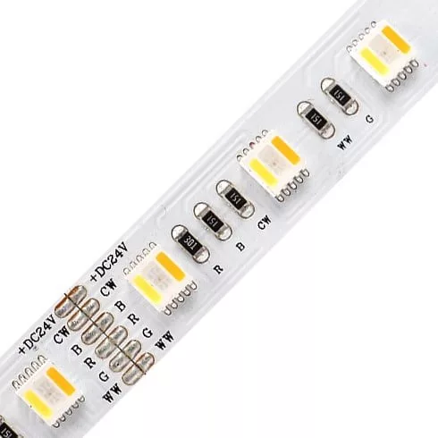 FullColor RGB CCT LED szalag beltéri 24W/m 60LED/m 24V