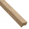 Záróelem fa hatású hangszigetelő filc lamella falburkolathoz (260cmx2cmx1,5 cm) - világos tölgy