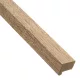 Záróelem fa hatású hangszigetelő filc lamella falburkolathoz (260cmx2cmx1,5 cm) - világos tölgy