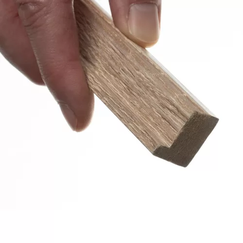 Záróelem fa hatású hangszigetelő filc lamella falburkolathoz (260cmx2cmx1,5 cm) - világos tölgy